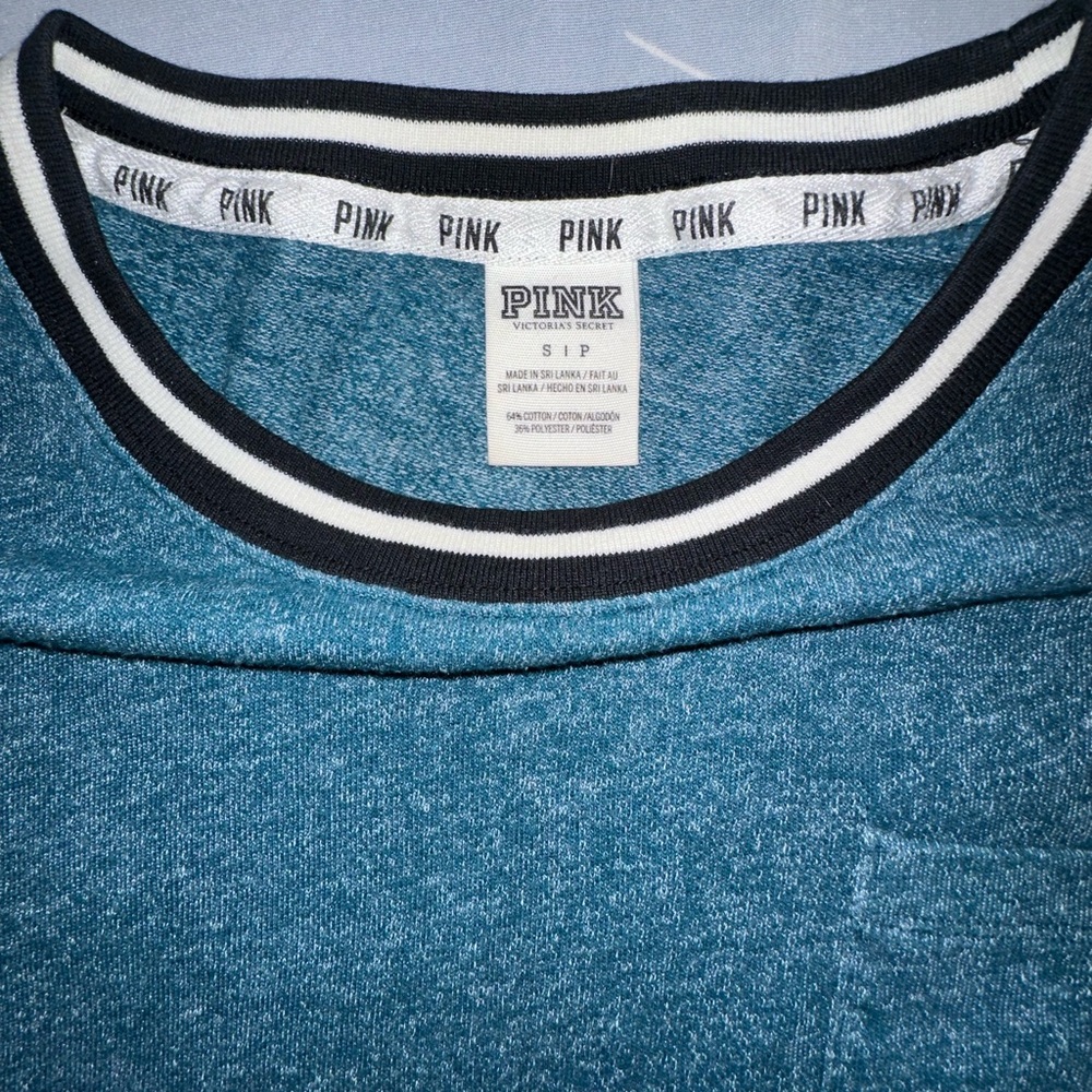 PINK Victorias Secret • Oversized Pullover Pocket Tee Shirt • Women’s Size S - Picture 6 of 7